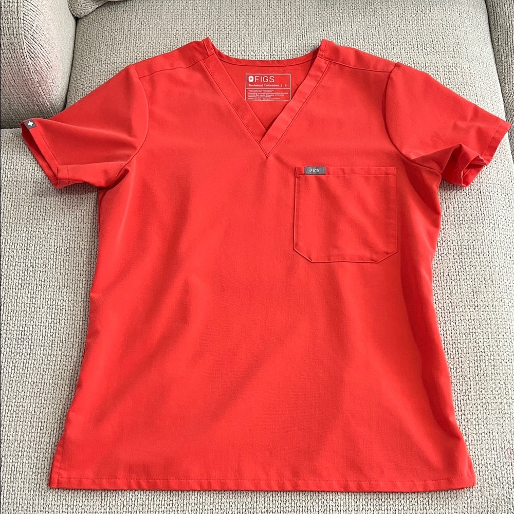 Fireside Figs Scrub Top